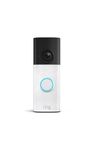 Ring Battery Doorbell (newest model) — Retinal 2K with wide-angle video, up to 6x Enhanced Zoom, Two-Way Talk, and Built-In Battery, Speckled White