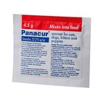 Panacur Cat/Dog Worming Granules, 4.5 g- Pack of 3 sachets