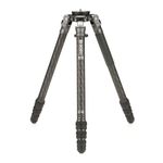 Benro Mammoth Carbon Fiber Tripod – 4-Section Heavy-Duty Carbon Fiber Tripod with 75 mm Bowl, Twist-Locks, Independent Leg Spread & 39.7 lb Load Capacity for DSLR, Mirrorless & Video Cameras (TMTH34C)