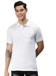 ONN Men's Solid Regular Fit Polo NC432_WH_1PC_White_Medium: 90-95 Cms