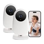 nooie Baby Monitor 2 Pack, Baby Cam