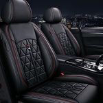 2 Pcs Universal PU Leather Front Car Seat Covers, For 90% of Sedans, SUVs, Off-Road Vehicles, Waterproof Car Seat Protectors, Comfortable Auto Seat Cushions (for Toyota)