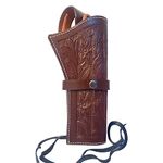 Hulara Leather Western Gun Holster Heritage Rough Rider .Colt SAA Ruger Wrangler Single Six Vaquero Uberti Cattleman Cowboy Holsters for 4.75" and 5.5" Barrel Revolvers Heritage Holster