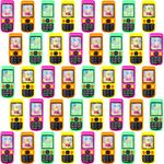 Rcanedny 40 Pack Toy Phone Water Game Handheld Water Toss Ring Toys Colorful Handheld Water Game for Kids Brithday Gifts Contest Prize