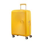 American Tourister Curio Medium Expandable Spinner (Color : Golden Yellow)