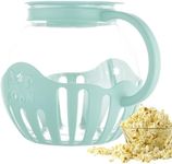 Microwave Popcorn Maker, Microwave Popcorn Bowl, 2.13L Borosilicate Glass Bow, Popcorn Machine, Microwave Glass Popper In An Easy To Make Popcorn, Dishwasher Safe