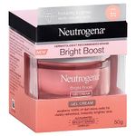 Neutrogena Bright Boost Brightening Gel Moisturizing Face Cream with Skin Resurfacing and Brightening Neoglucosamine for smooth skin, Facial Cream with AHA, PHA, and Mandelic Acids, 1.7 fl. oz