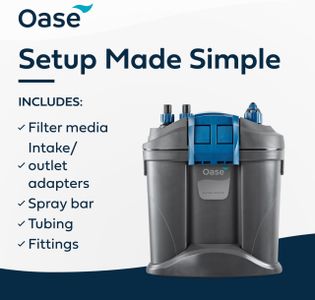 OASE FiltoSmart Thermo 200 Aquarium Filter – Integrated Heater