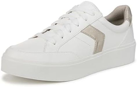 Dr. Scholl's Women's Madison Lace Sneaker White Gold 11 W