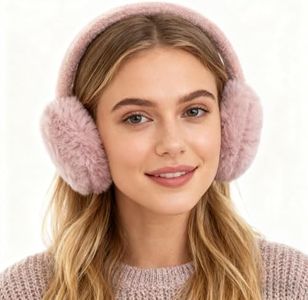 Mei MACLEOD Winter Womens Earmuffs Warm Ear Muffs Touchscreen Gloves Set Foldable Ear Covers for Cold Weather