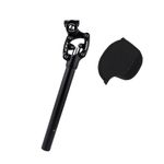 SR Suntour SP12 NCX 30.9X350mm Suspension Seat Post with Protective Cover Black