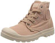 PALLADIUM Women's Pampa HI Sneaker, Rose Brick, 8 us