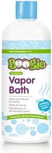 Kids Botanical Bubble Bath by Boogie, Soothing Vapor Bubble Bath, Made with Plant and Oat Extracts, Natural Essential Oils, Mint Eucalyptus, 18 oz, Pack of 1