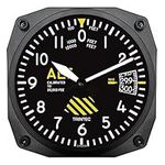 Trintec 30 th Anniversary 6.5" Aviation Altimeter Instrument Style Wall Clock 3060SE