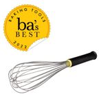 Matfer 111023 Whisk with Plastic Handle, 12", Black