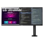 LG UltraWide Monitor Ergo 34WN780P - 34 inch, IPS Monitor, 60 Hz, 5 ms, 21:9, 3440X1440 px, AMD FreeSync, Ergonomic Design, Black