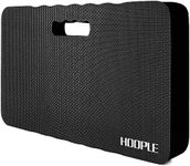 HOOPLE Premium Thick Kneeling Pad, Large Size, Protection Foam Mat Cushion to Kneel on, Gardening Work, Baby Bath, Yoga Exercise, Auto Repair and Other Work. Multiple Uses (Black)