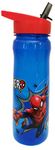 Marvel Official Spider-Man Kids Water Bottle by Polar Gear - 600ml Spiderman Water Bottle for Kids Made From Polypropylene - Blue and Red