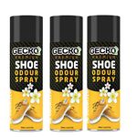 Shadow Securitronics GECKO Shoe Odour Spray | Odour Remover Spray | Shoe Deodorizer and Foot Spray - Shoe Odor Eliminator & Smell Remover for Feet_200 Ml (Pack of 3)