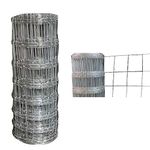 Wire Stock Fence Roll 800mm x 50m Live Stock Cow Sheep Hose Fencing Garden Farm Protective Boundary Fence Mesh L8/80/15 Hot Dipped Galvanized Steel Wire