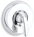 KOHLER TS15621-4-CP R Coralais Rite-Temp Valve Trim with Lever Handle, H 6.5" x W 6.5" x 2.88&Quot, Polished Chrome