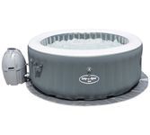 Bestway Lay-Z-Spa Bali 669L 4 Person 81 Air Jet LED Round Spa Hot Tub - Grey