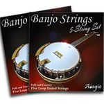 2 SETS! Adagio Professional 5-String Banjo Strings