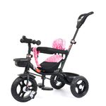 Luusa TFT-1 Plug N Play Tricycle/Parental Control, Cushion seat and Safety Guard Rail for Boys/Girls / Carrying Capacity Upto 30kgs 1-2 Years Proudly Made in India