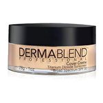 Dermablend Cover Creme Full Coverage Foundation Makeup with SPF 30 for All-Day Hydration, 0c Pale Ivory, 1 Oz.