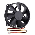 GDSTIME 12V Fan 92mm Fan 9225 Computer Fan 92 x 25mm CPU Fan 3 Pin Round 9025 DC Brushless Cooling Fan 9CM Case Fan Cooler 1800 RPM For Ventilation Cooling