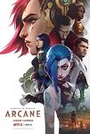 Pixel DemonMG All Time Great TV Series Posters Arcane League Of Legends A3 Poster