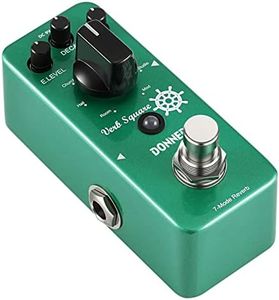 Donner Reverb Guitar Pedal, Verb Square Digital Reverb 7 Modes Room, Hall, Church, Spring, Plate, Studio, Mod, True Bypass