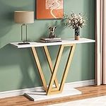 Tribesigns Gold Console Table, Mode