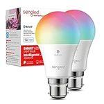 Sengled Alexa Bulb Bluetooth Multicolor B22, Smart Bulbs Work with Alexa Only, Smart Light Bulbs RGBW Colour Changing Light Bulbs Dimmable, 60W Equivalent 806LM, 2 Pack