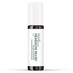 Migraine Relief Roll-On, Made with Peppermint, Lavender, Eucalyptus, & Other Aromatherapy Essential Oils, For Headaches, Body Pain, and Sore Muscles, No Fillers, 10 ml