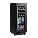 Subcold Integra30 Built-In 2in1 Wine Fridge – Integrated Undercounter Beverage & Wine, 3-18°C Compressor Cooling, LED Light, Quiet Operation, Frost-Free Ventilation – Black