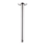 Ruhe® 12 Inches Premium Grade Stainless Steel Ceiling Round Shower Arm (Chrome Finish)