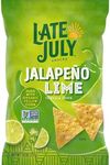 Late July Snacks Jalapeno Lime Tortilla Chips, 7.8 OZ Bag