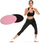 HENWUBEI Yoga Pilates Gliding disc，Double Sided Slider Discs Exercise Sliders, 2 Dual Sided Gliding Sliding Discs for Core Fitness, Gym, Carpet and Hardwood Floors Home Abdominal Exercise Equipment