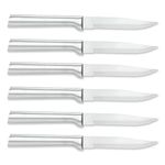 Rada Cutlery Serrated Steak Knife, Aluminum Handle, Pack of 6