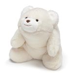 GUND Snuffles Teddy Bear Plush, Stuffed Animal for Ages 1 and Up, White, 10”