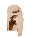 Aquieen Luxury Series Wall Mounted Hi Flow Diverter Body with Exposed Part Kit - Entice Collection (Gold)