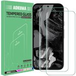 AOKUMA Tempered Glass for Google Pixel 8a Screen Protector, [2 Pack] Premium Quality Guard Film, Case Friendly, Shatterproof, Shockproof, Scratchproof oilproof