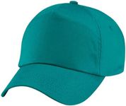 Beechfield Unisex Plain Original 5 Panel Baseball Cap (UK Size: One Size) (Emerald)