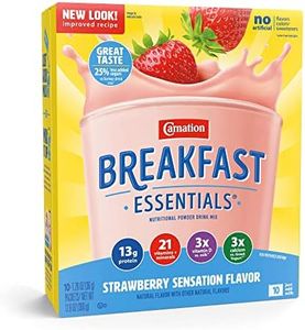 Carnation Breakfast Essentials Complete Nutritional Drink Strawberry 1.26 oz. Packet 60 Ct