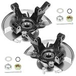 Front Steering Knuckles & Wheel Bearing Hub Assembly Driver and Passenger Side for Jeep Patriot Compass 2007-2017, for Dodge Caliber 2007-2012, 4WD AWD FWD, 5 Lugs Pair 2
