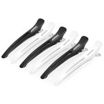 AIMIKE Hair Clips for Styling and Sectioning - 6 Pack Non-Slip Clips with Silicone Band, No-Trace Design for Thick and Thin Hair