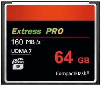 HSANYIUR 64GB CompactFlash Card,UDMA Speed Up to 160MB/s,Original CF Card Camera Memory Card