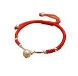 Protection Bracelet for Women and Men Real 925 Sterling Silver Lucky Bell Amulet Red Rope Bracelet Handmade String Adjustable Jewelry Gift