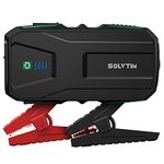 SOLVTIN S6 Jump Starter 1200A Car Starter for up to 7.5L Gas and 6.0L Diesel Engine 12V Battery Jump Starter with Smart Jumper Cables Portable Power Bank with PD 18W, QC 3.0 Port and LED Light